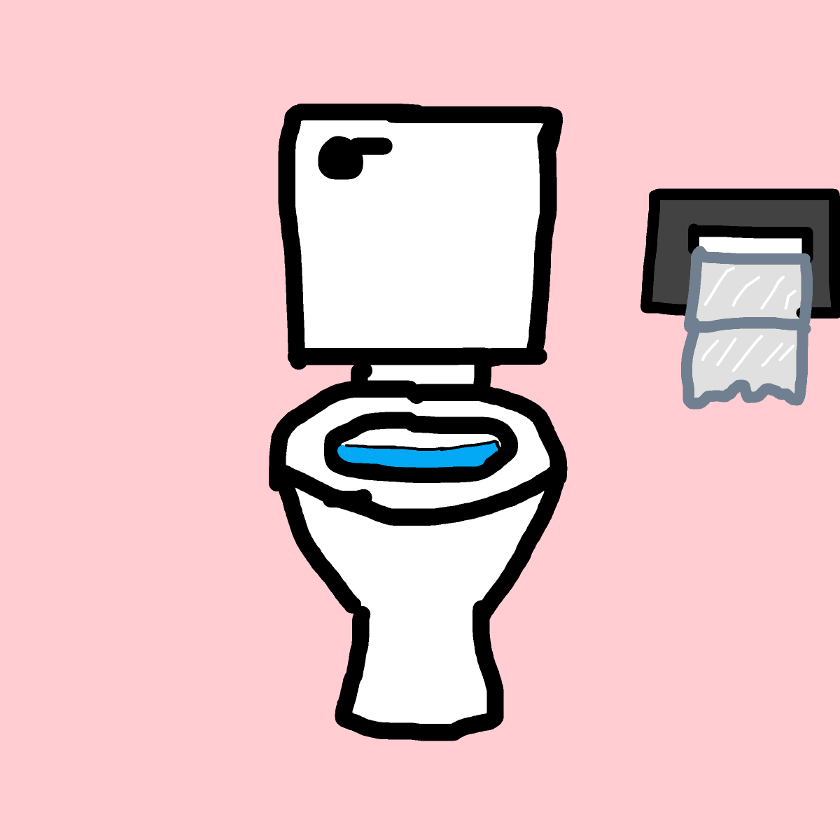 Toilet drawing by dan