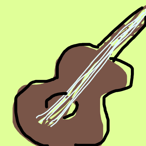 Guitar drawing by dark-clear-force