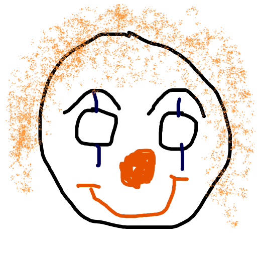 Clown drawing by sun-ivory-road