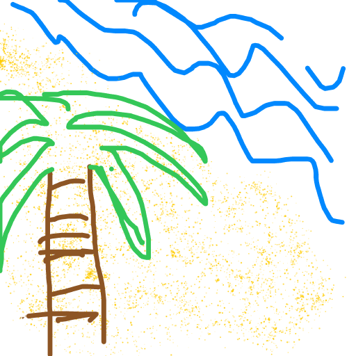 Palm Tree drawing by rose