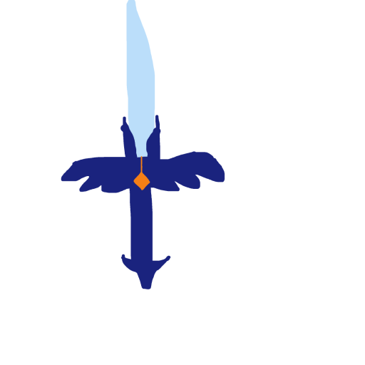 Master Sword drawing by iron