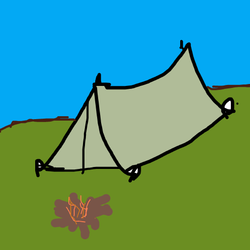 Tent drawing by jivemarlin