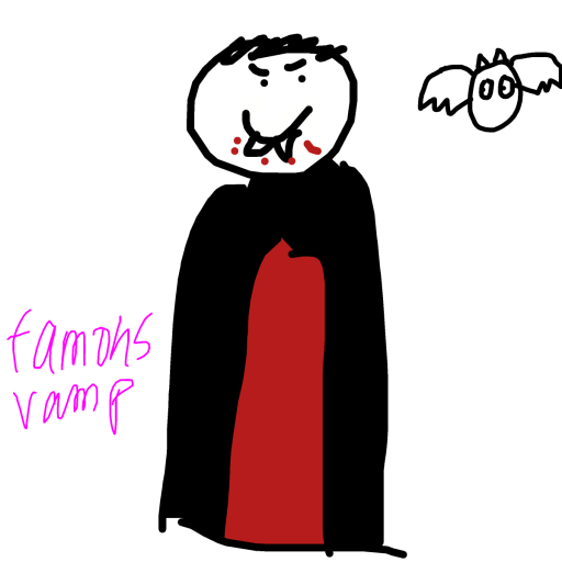 Dracula drawing by tittychakras
