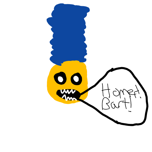 Marge drawing by KevinFaber
