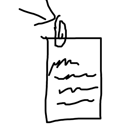 Paperclip drawing by amber-star-type