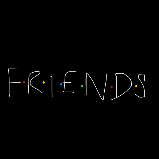 Friends drawing by carla