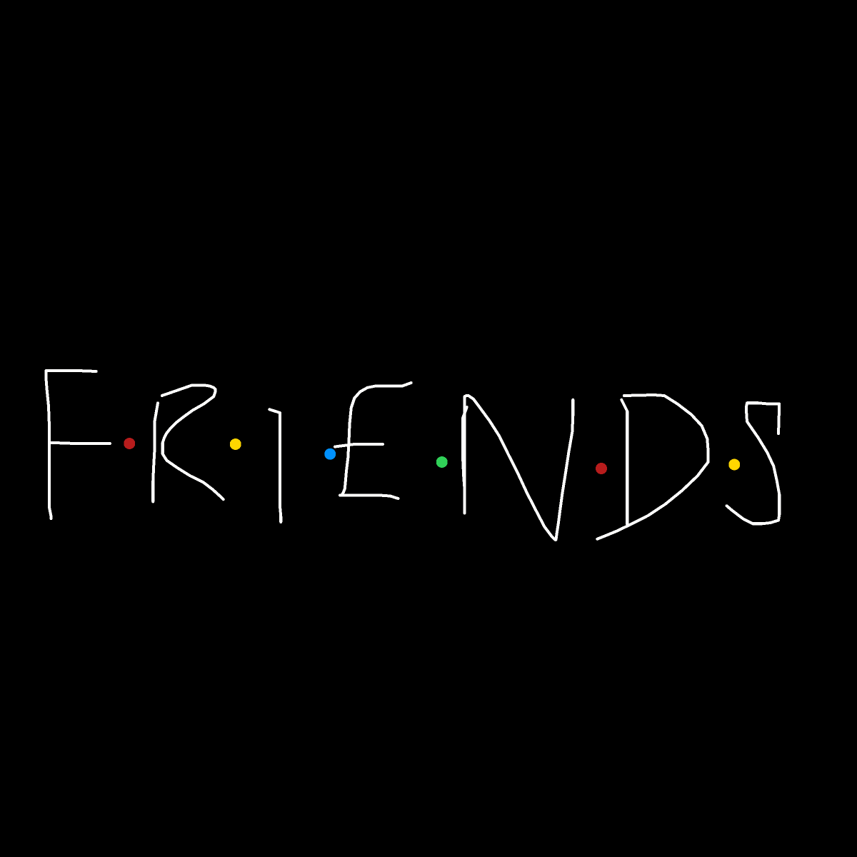 Friends drawing by carla
