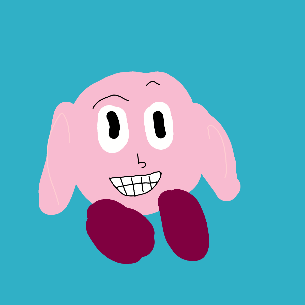 Kirby drawing by Fih