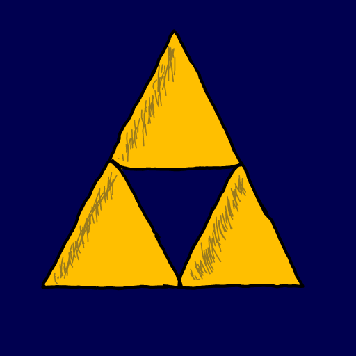 Triforce drawing by Purokushi