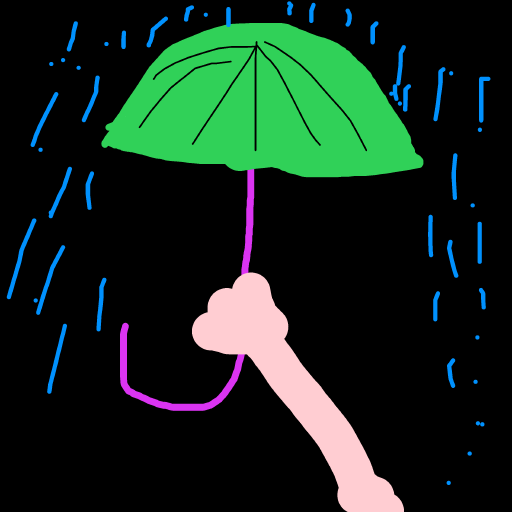 Umbrella drawing by dan