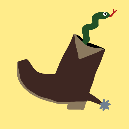 Snake in a Boot drawing by jashezilla