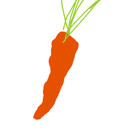Carrot drawing by Nuss