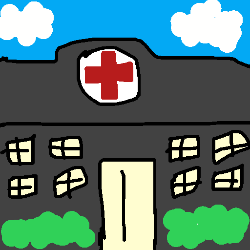 Hospital drawing by pancakes palette