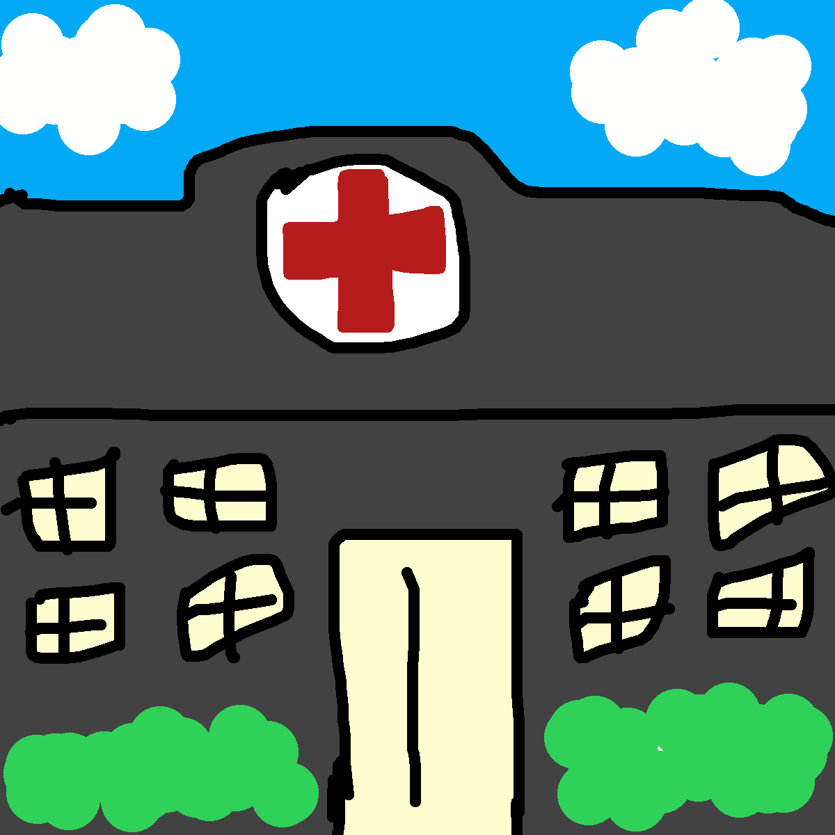 Hospital drawing by pancakes palette