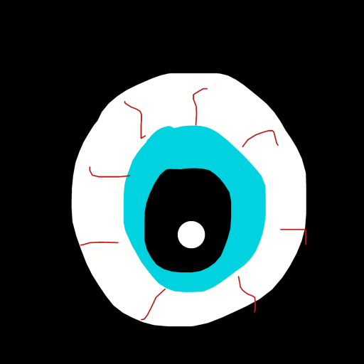 Eyeball drawing by countnicula