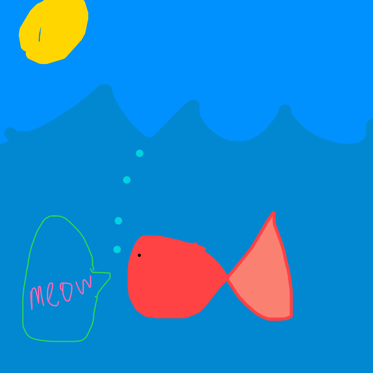 Catfish drawing by tittychakras