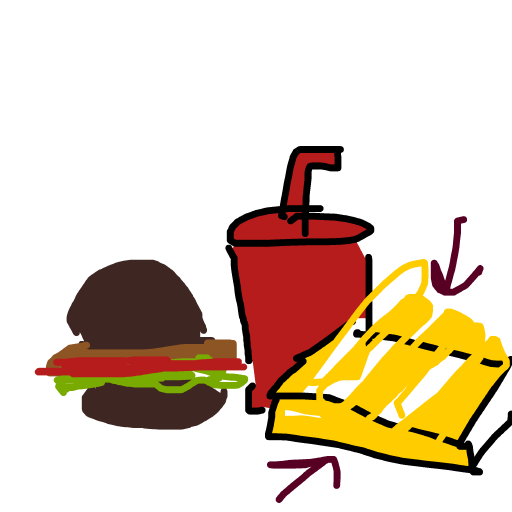 Fries drawing by light-jade-pride