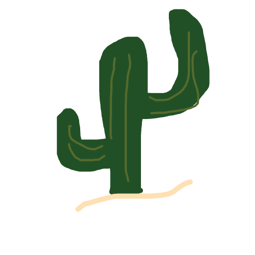 Cactus drawing by drewbenruben