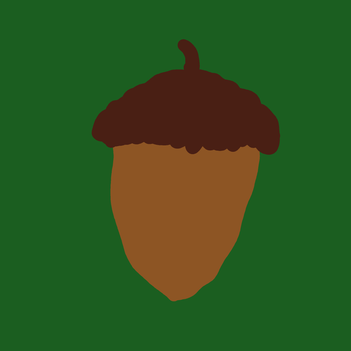 Acorn drawing by Guardianoflives