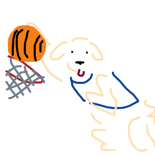 Basketball drawing by lin