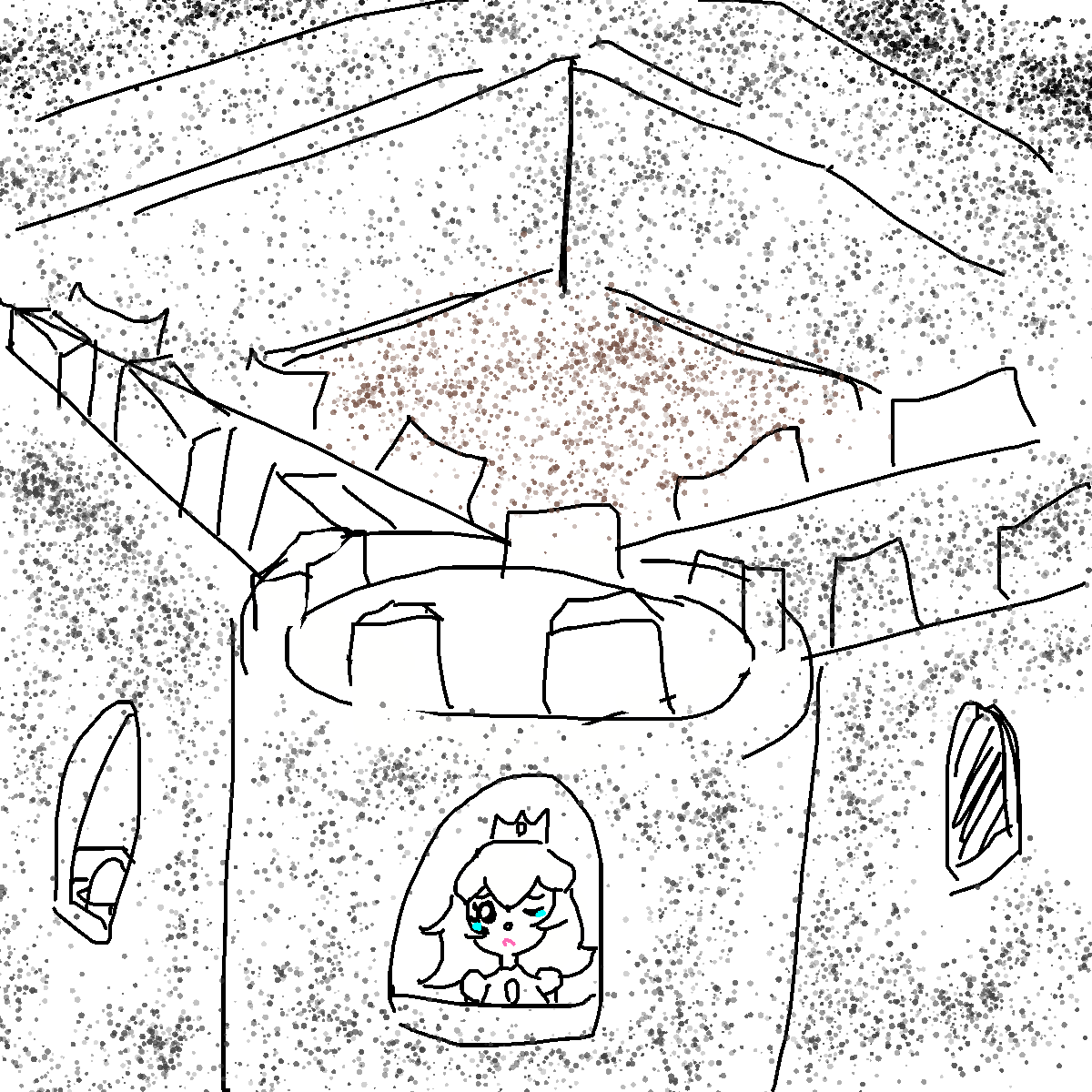 Castle drawing by nammy