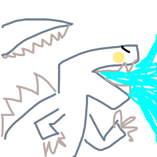 Godzilla drawing by gurtfro