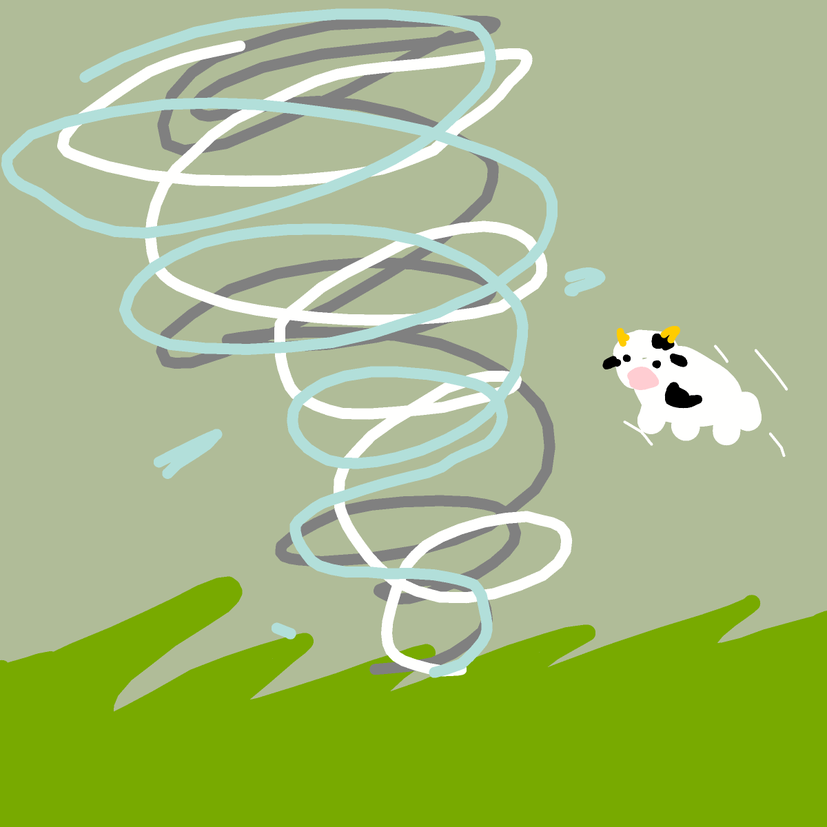 Tornado drawing by Juliezzz