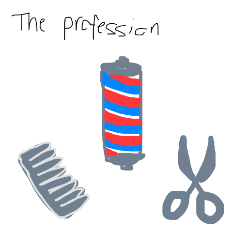 Barber drawing by beksss