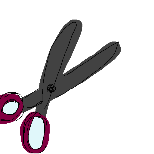 Scissors drawing by grand-bold-peak