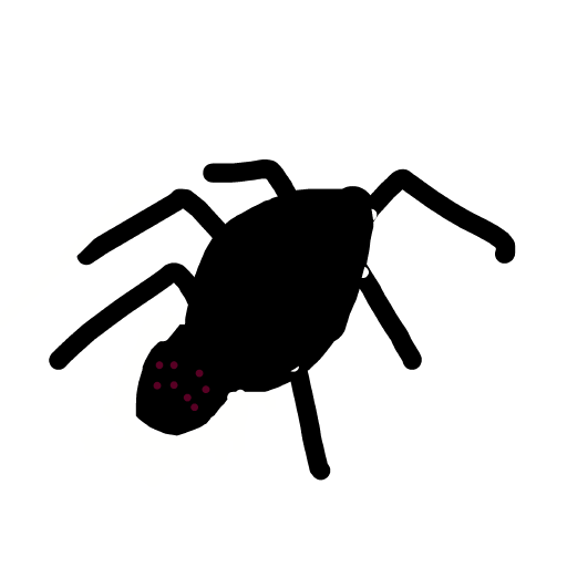 Spider drawing by izball