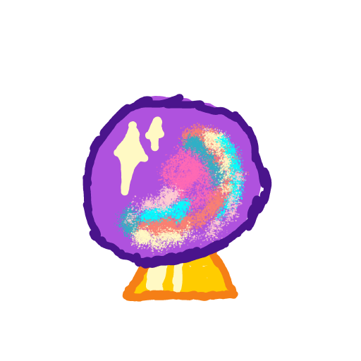 Crystal Ball drawing by GhoulBeing
