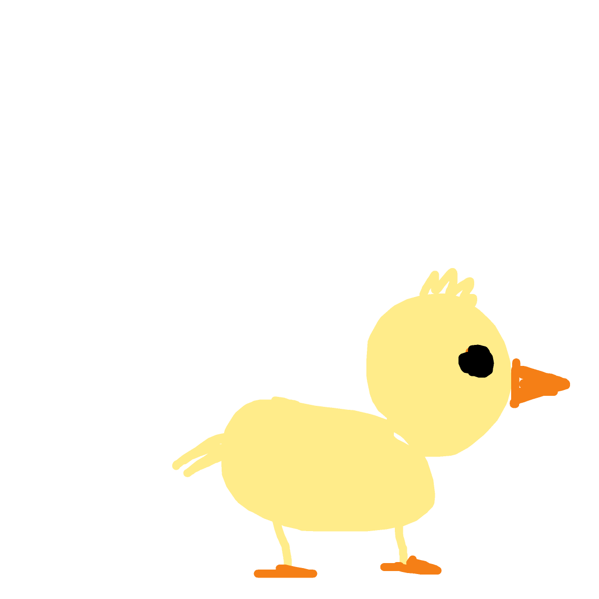Duck drawing by ink-just-wizard