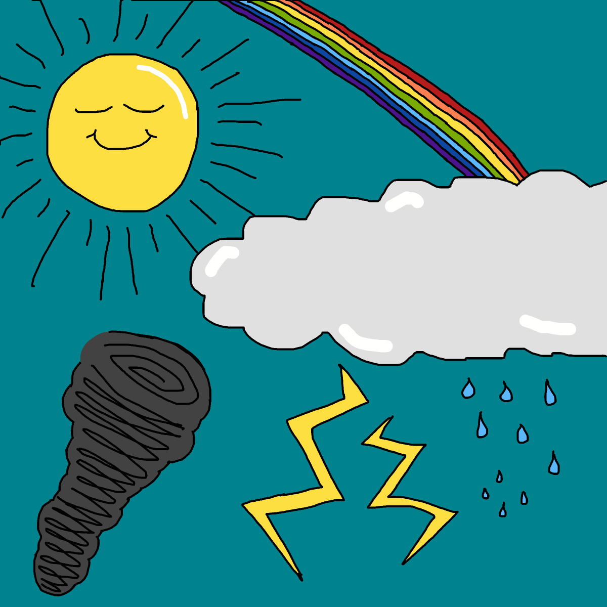 Weather drawing by krissywissy