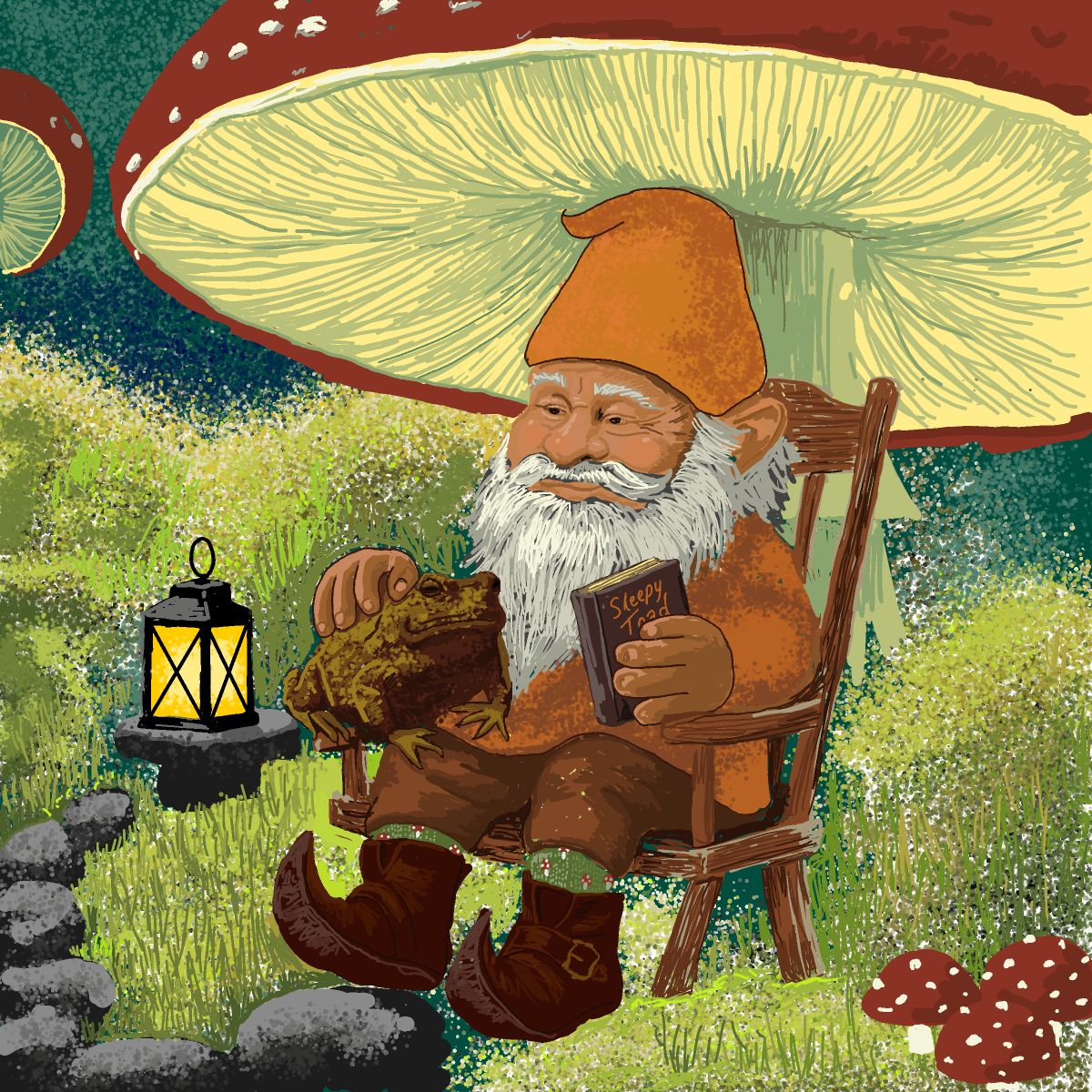 Gnome drawing by Soybean