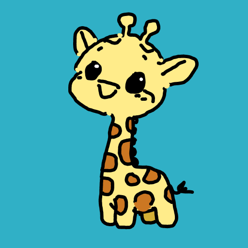Giraffe drawing by Guardianoflives