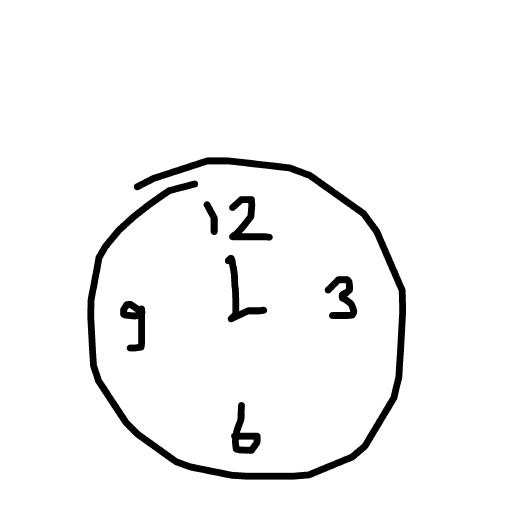 Clock drawing by edge-coal-earth