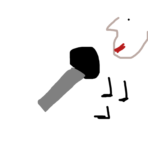 Microphone drawing by tirza