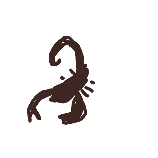 Scorpion drawing by clay-mega-force