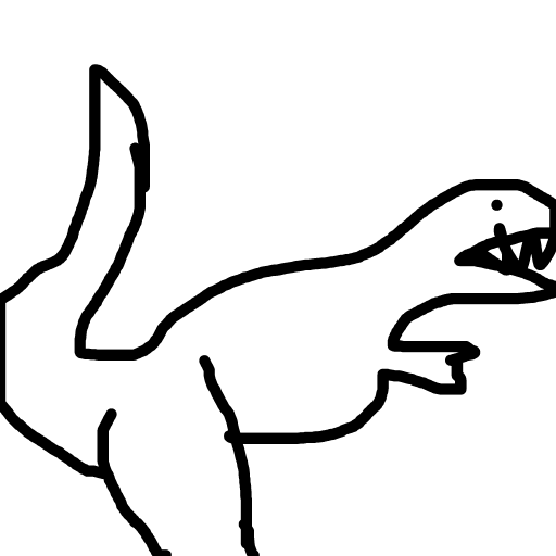 T-Rex drawing by tandman