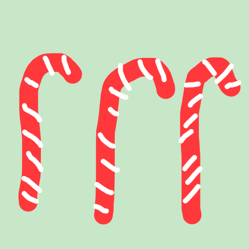 Candy Cane drawing by rare-huge-ninja