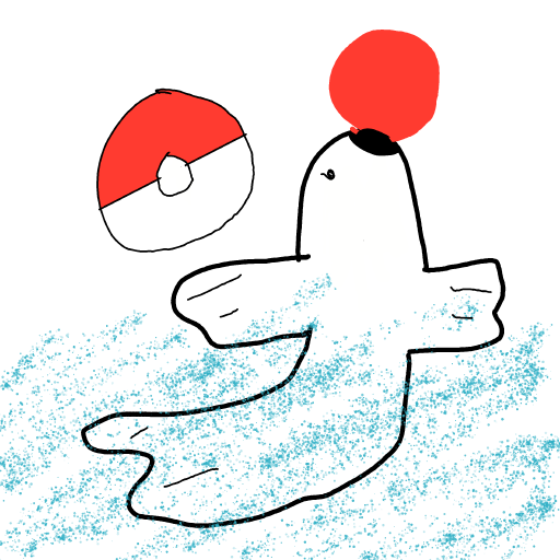 Seel drawing by Shandi