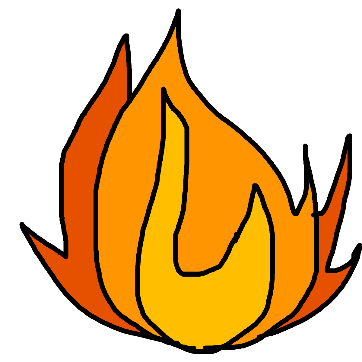 Flame drawing by mikestam195