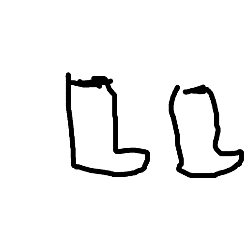 Boots drawing by jet-last-carve