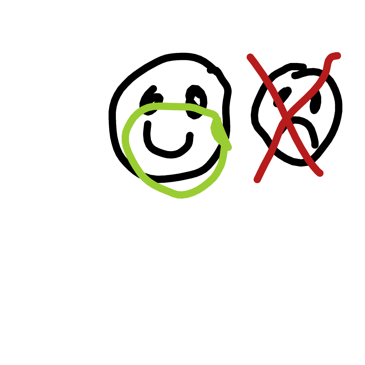 Smile drawing by Fejlkode