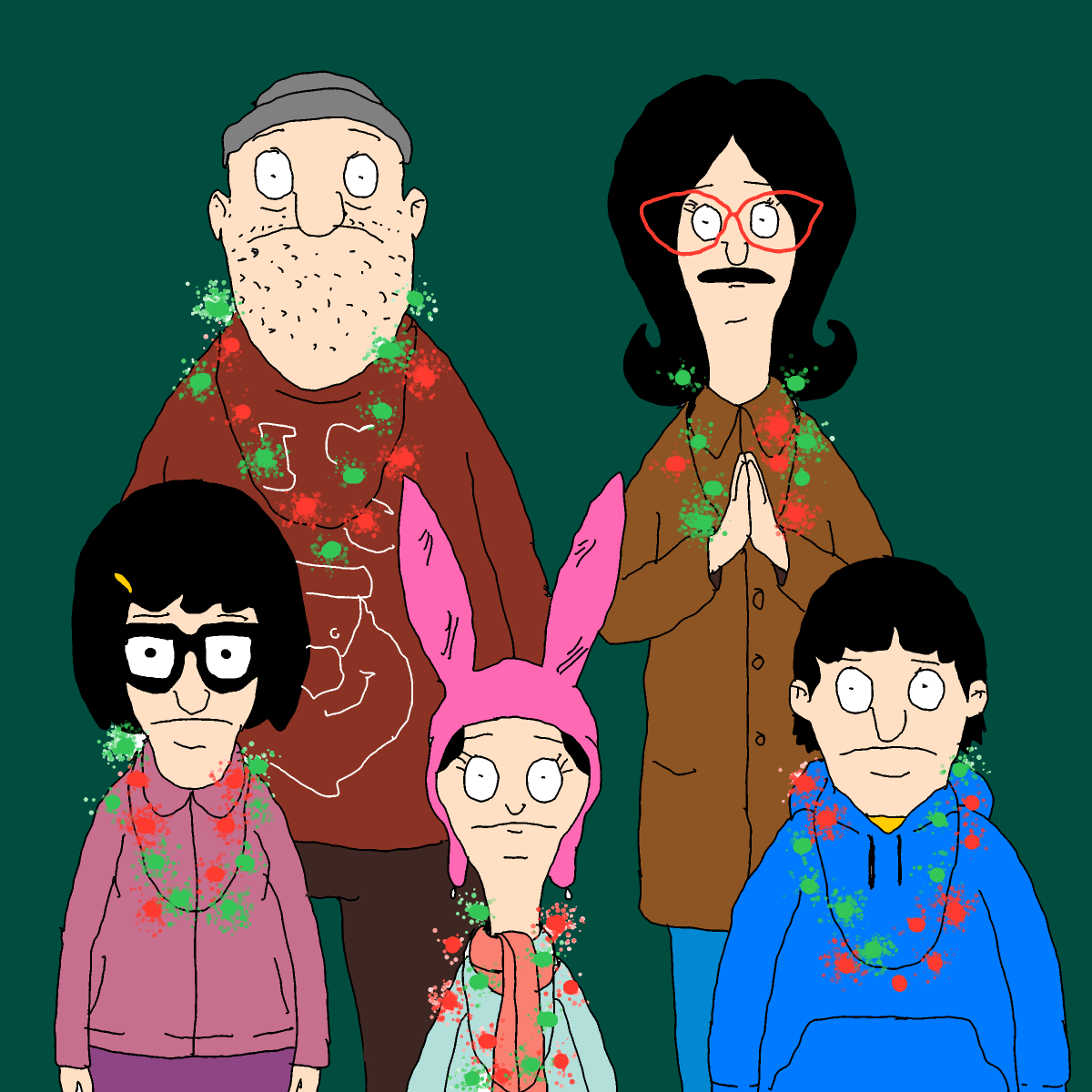 Caroling drawing by Guardianoflives