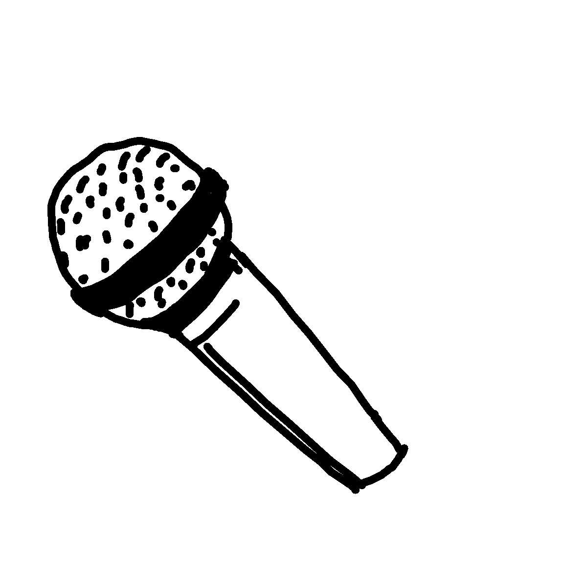 Microphone drawing by blue-star-spire