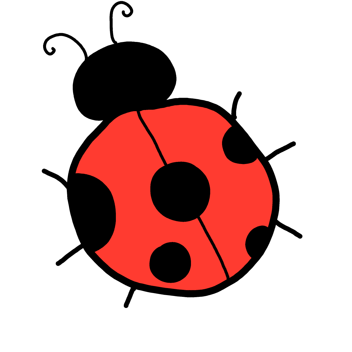 Ladybug drawing by 1singular_sensation