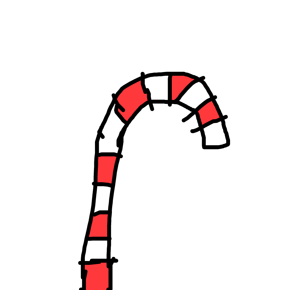 Candy Cane drawing by louie