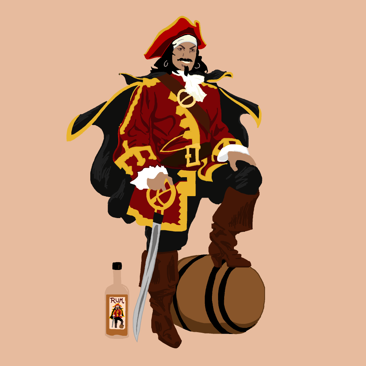 Pirate drawing by firecracker
