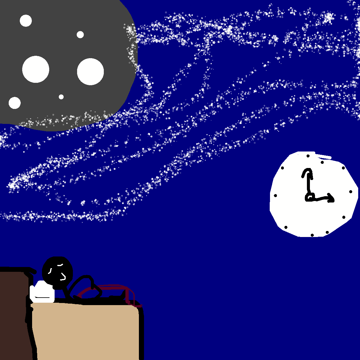 Midnight drawing by el fardoni